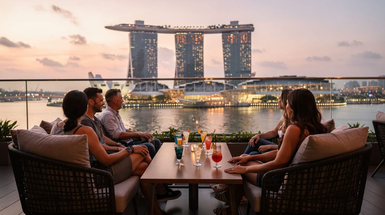 Les meilleurs spots de coucher de soleil sur rooftop à Singapour — classés honnêtement — Rooftops, terrasses et points de vue gratuits pour les plus beaux couchers de so
