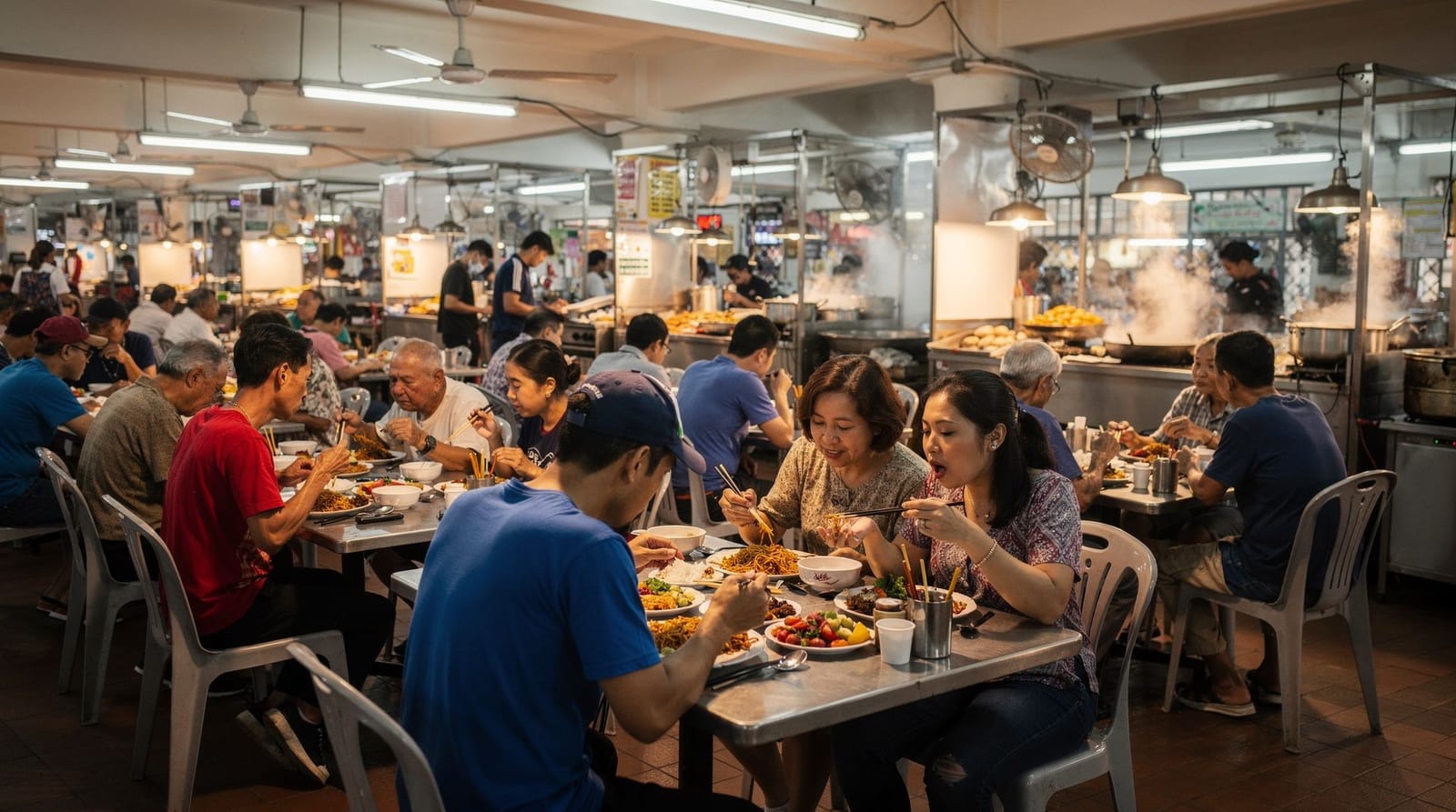 Une tournée hawker à travers Chinatown : quoi manger et dans quel ordre — Trois hawker centres, un après-midi, huit plats, et un classement franc de tout 