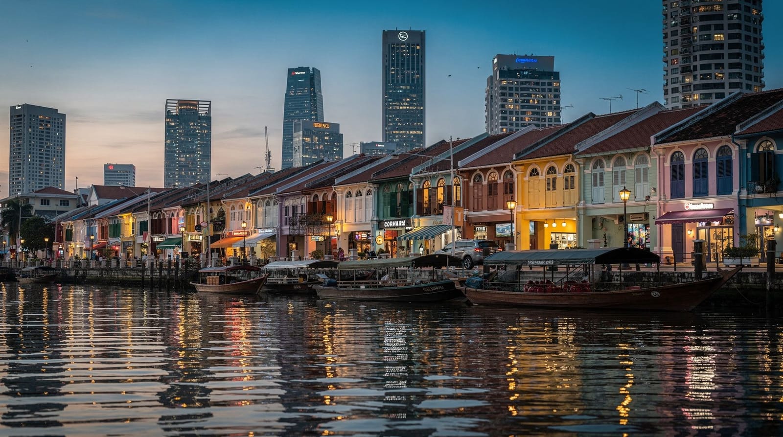 Clarke Quay and the riverside