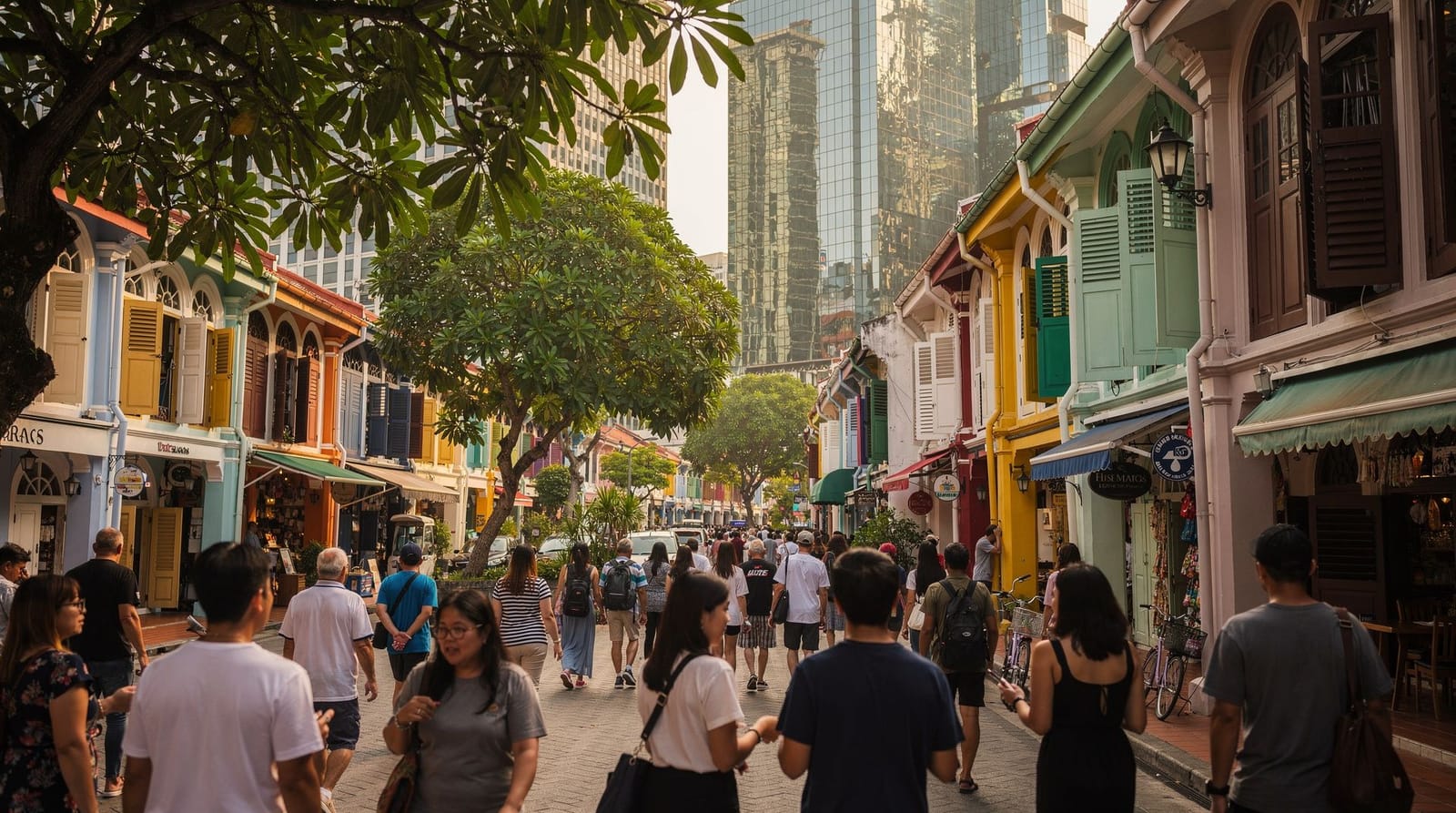Singapur con presupuesto: el itinerario barato y honesto de 3 días — Singapur con presupuesto es real: hawker centres, parques gratis, una atracción 